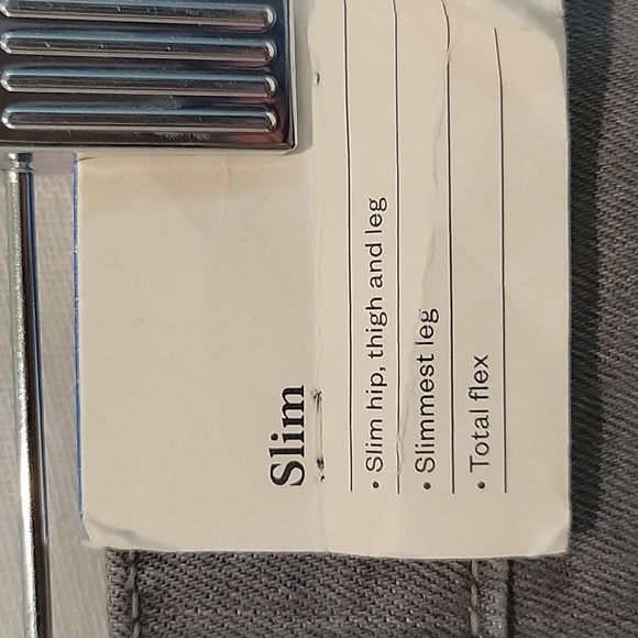 Men's Gray Jean Thin thigh and leg at the hip. Slim cenido - Picture 7 of 11